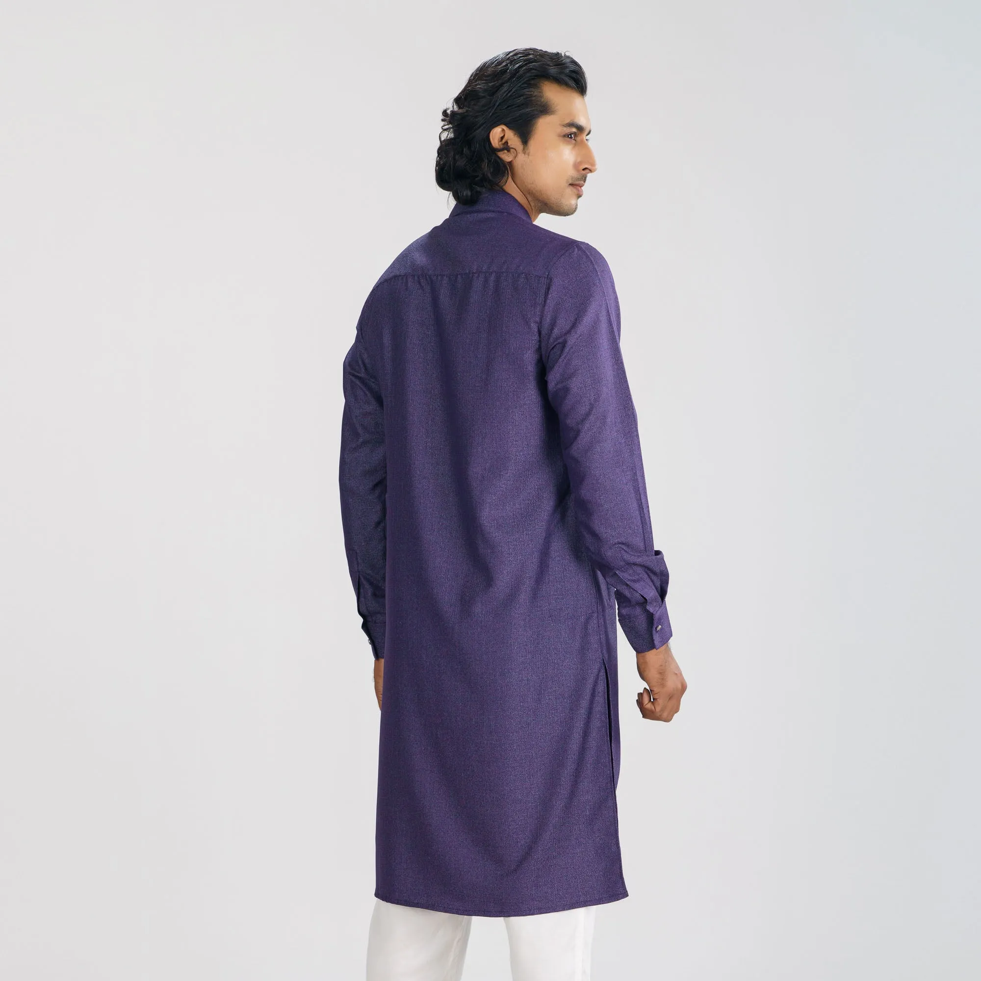 Mens Violet Premium Panjabi