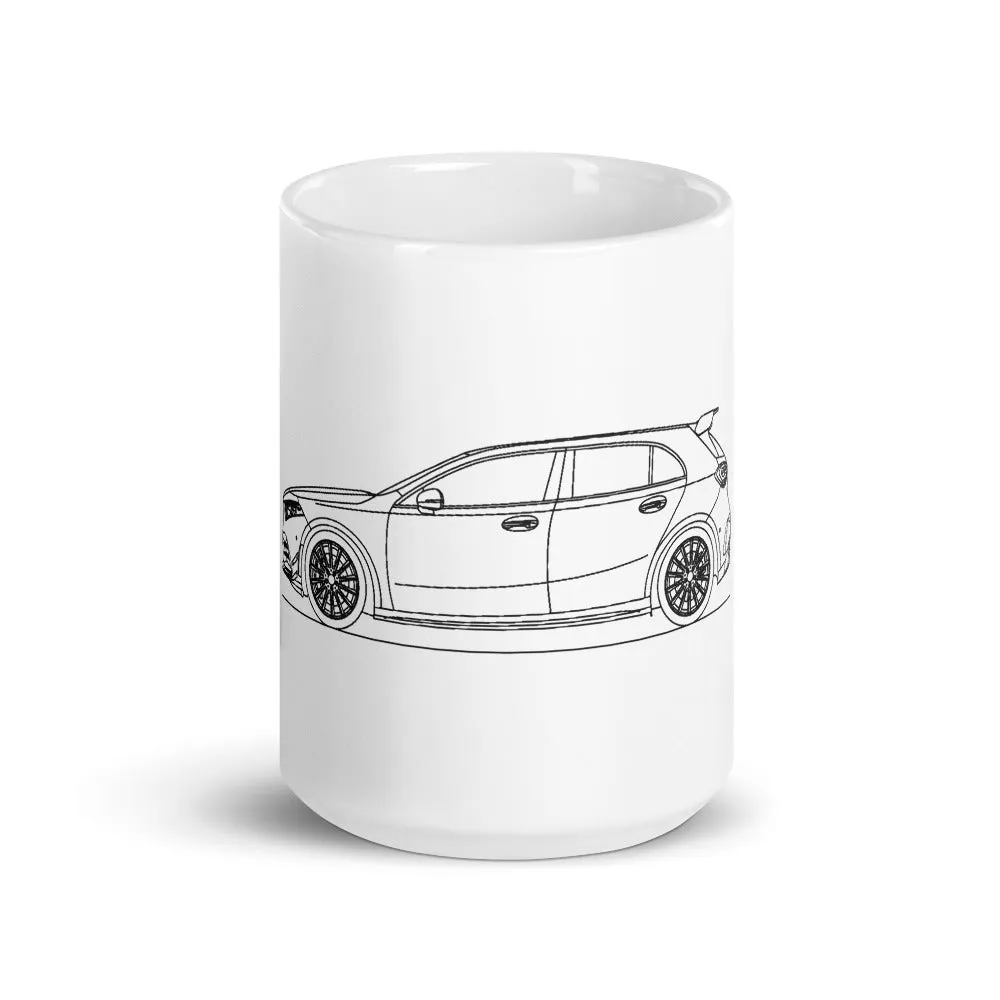 Mercedes-AMG A 35 W177 silhouette Mug