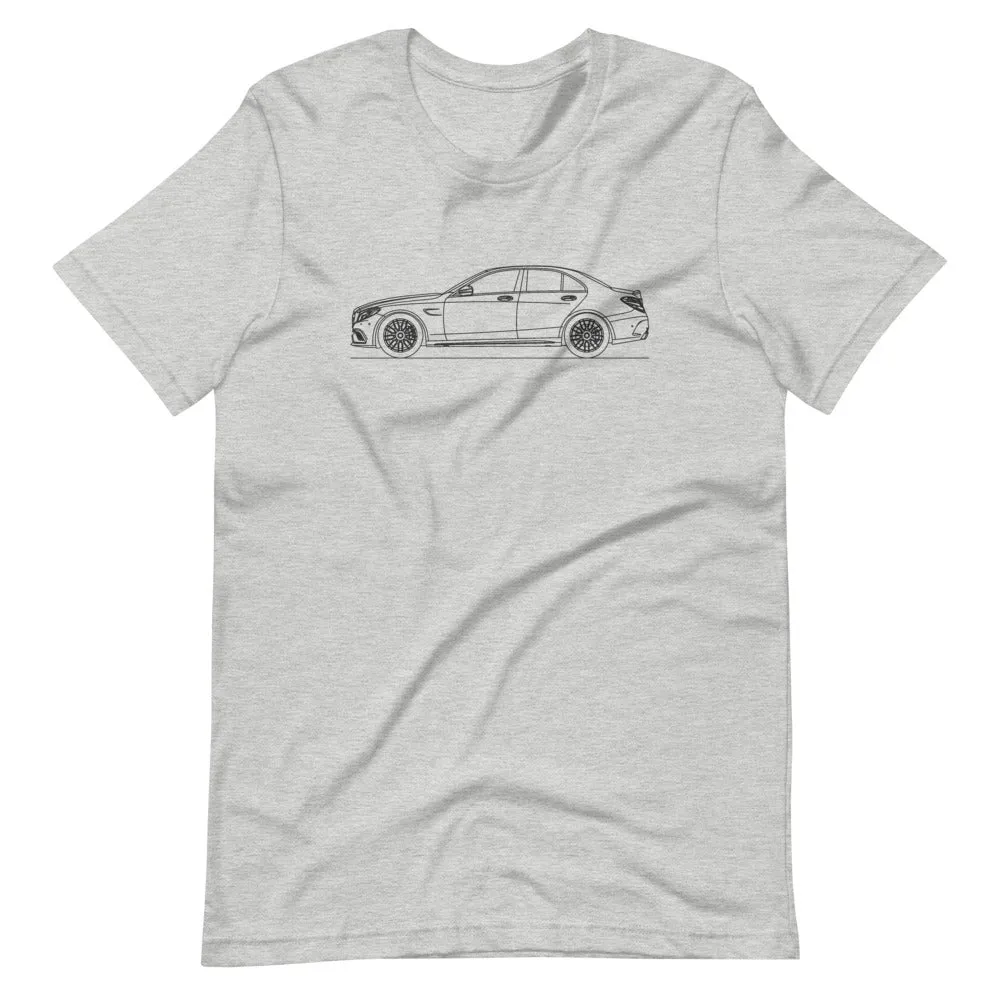 Mercedes-AMG C 63 Sedan W205 silhouette T-shirt