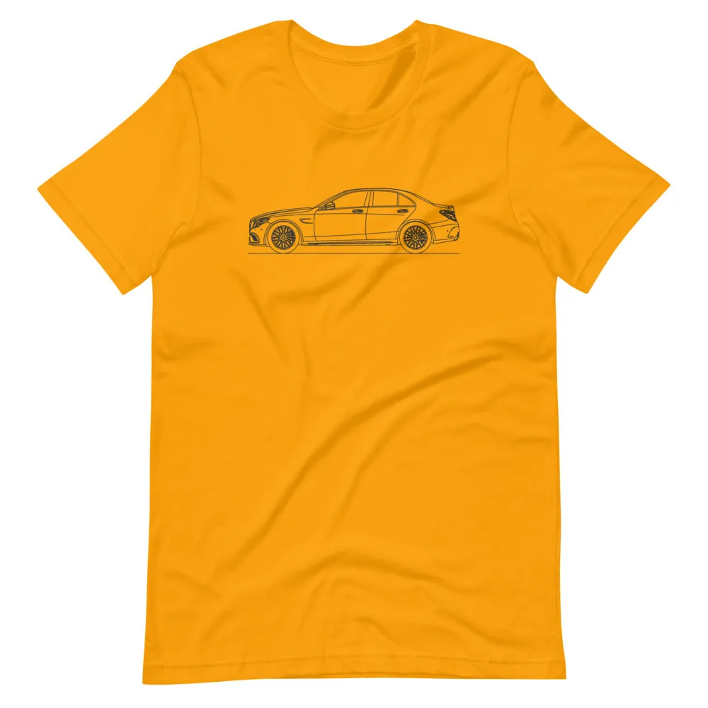 Mercedes-AMG C 63 Sedan W205 silhouette T-shirt
