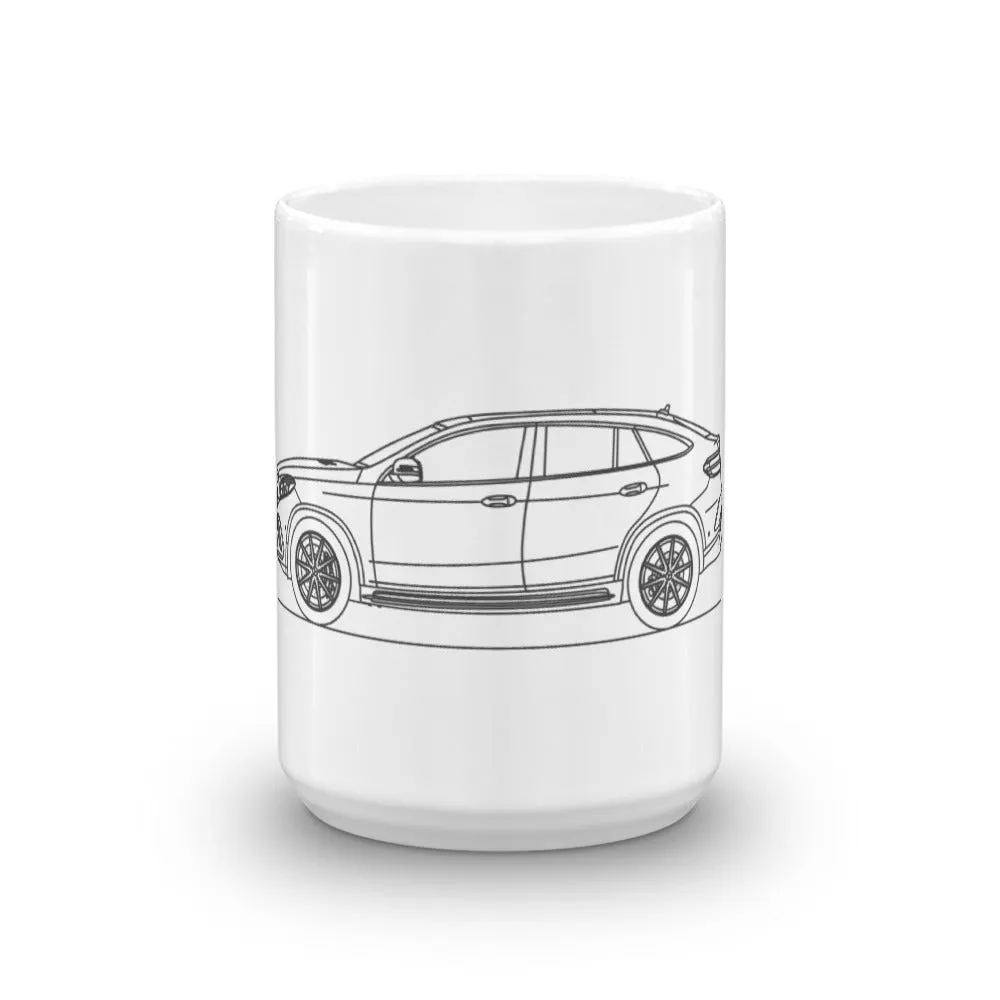 Mercedes-AMG GLE 63 C292 silhouette mug