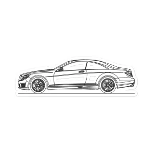 Mercedes-Benz CL 63 AMG C216 Outline Sticker