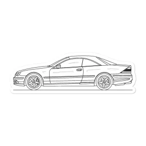 Mercedes-Benz CL 65 AMG C215 Outline Sticker