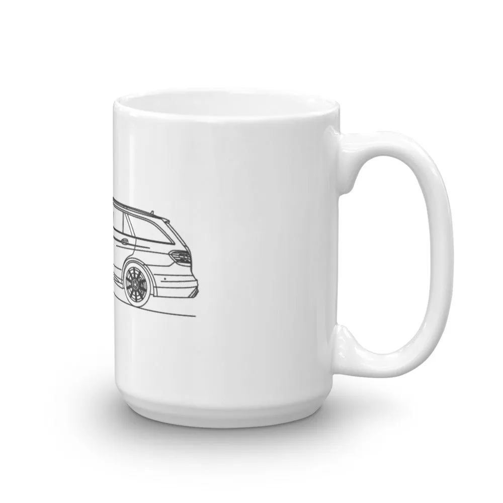 Mercedes-Benz E 63 AMG Estate W212 Silhouette Mug