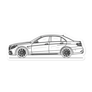 Mercedes-Benz E 63 AMG Sedan Outline Sticker