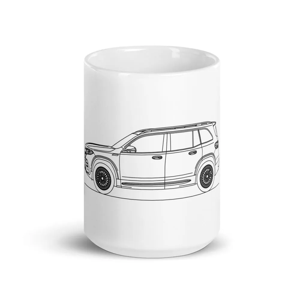 Mercedes-Benz EQB silhouette Mug
