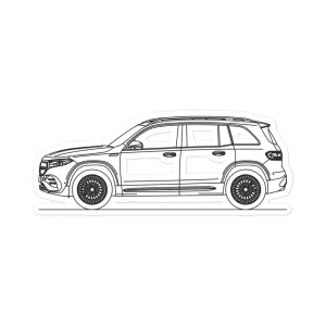 Mercedes-Benz EQB Silhouette Sticker