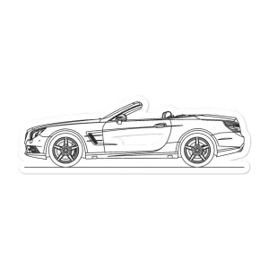 Mercedes-Benz SL 550 R231 silhouette Sticker
