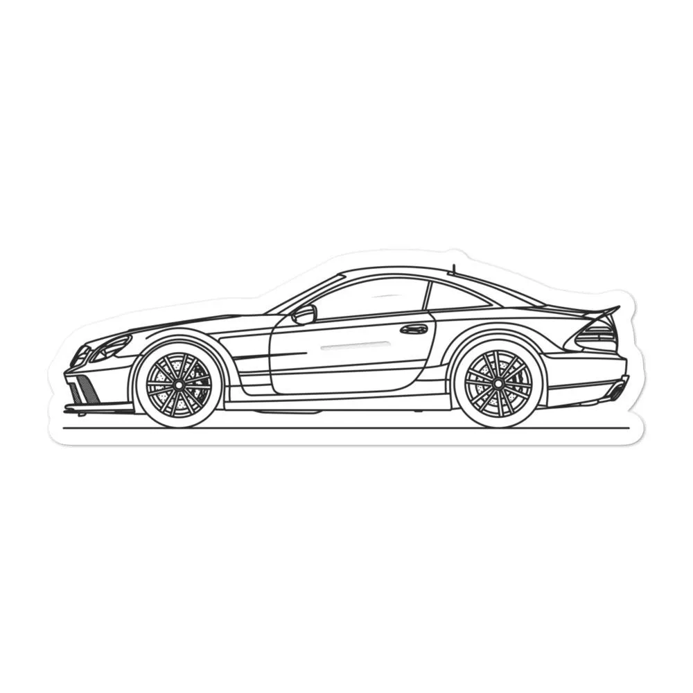 Mercedes-Benz SL 65 AMG Black Series R231 Outline Sticker