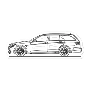 Mercedes-Benz W212 E 63 AMG Outline Sticker