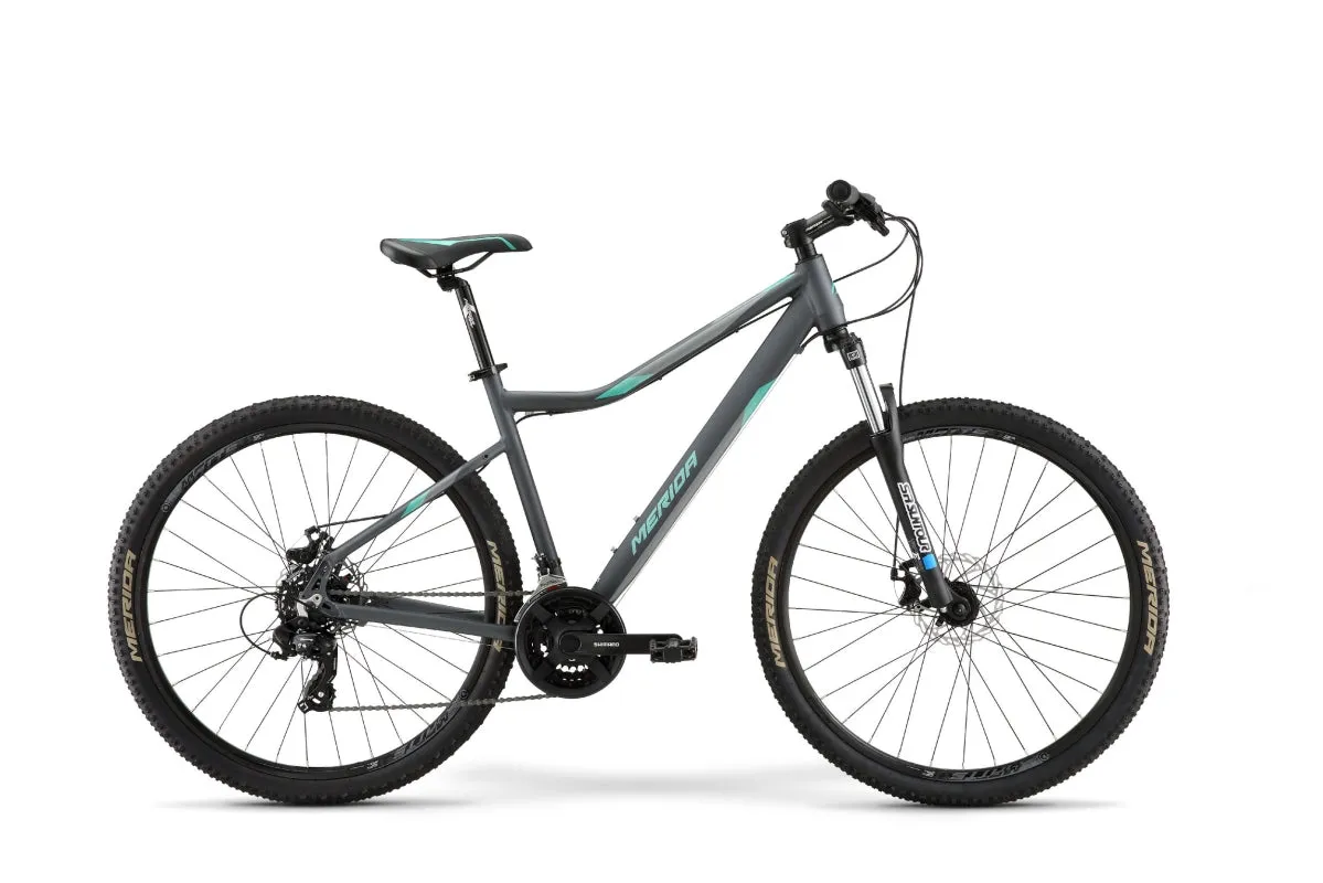 Merida Matts 7.10-MD Women's Hardtail Mountain Bike Anthracite/Teal