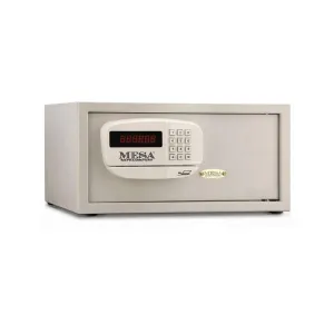 MESA Safes Hotel Safe 1.2 cu.ft. w/ Card Swipe,White MHRC916E-WHT