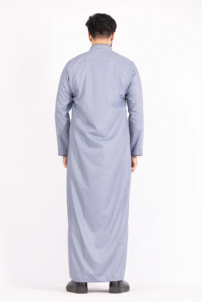 Metallic Silver Kids Thobe