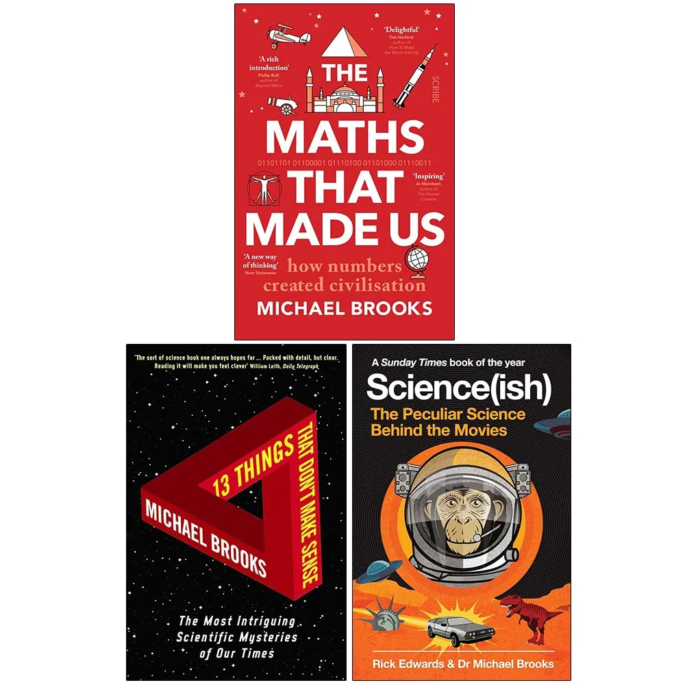 Michael Brooks Collection 3 Books Set (The Maths That Made Us, 13 Things That Don't Make Sense )