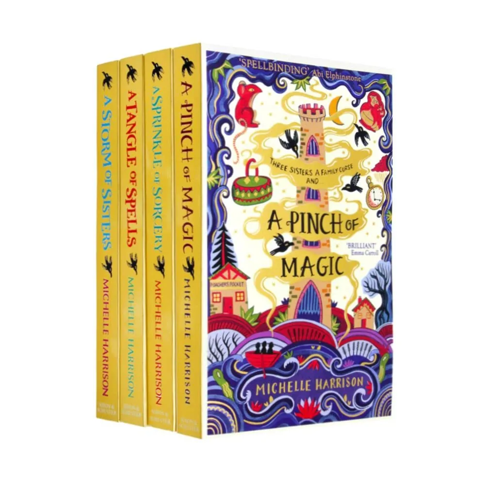 Michelle Harrison A Pinch of Magic Adventure Collection 4 Books Set(A Tangle Of Spells