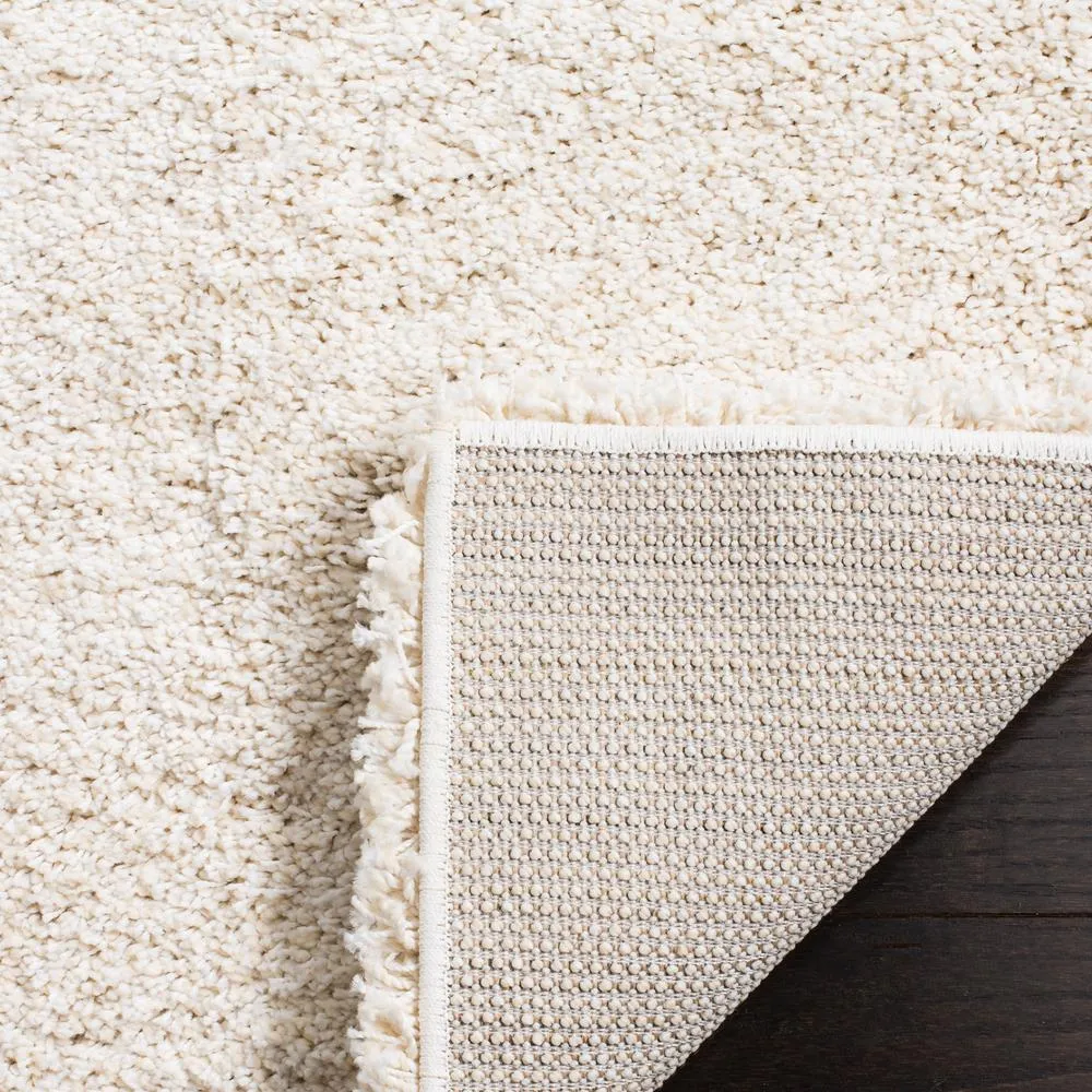 Milan Shag Ivory 2 ft. x 8 ft. Runner Rug! Made in Turkey! Ultra-Plush fabric encourages your bare-feet to indulge in luxury Retails $249 W/Tax!