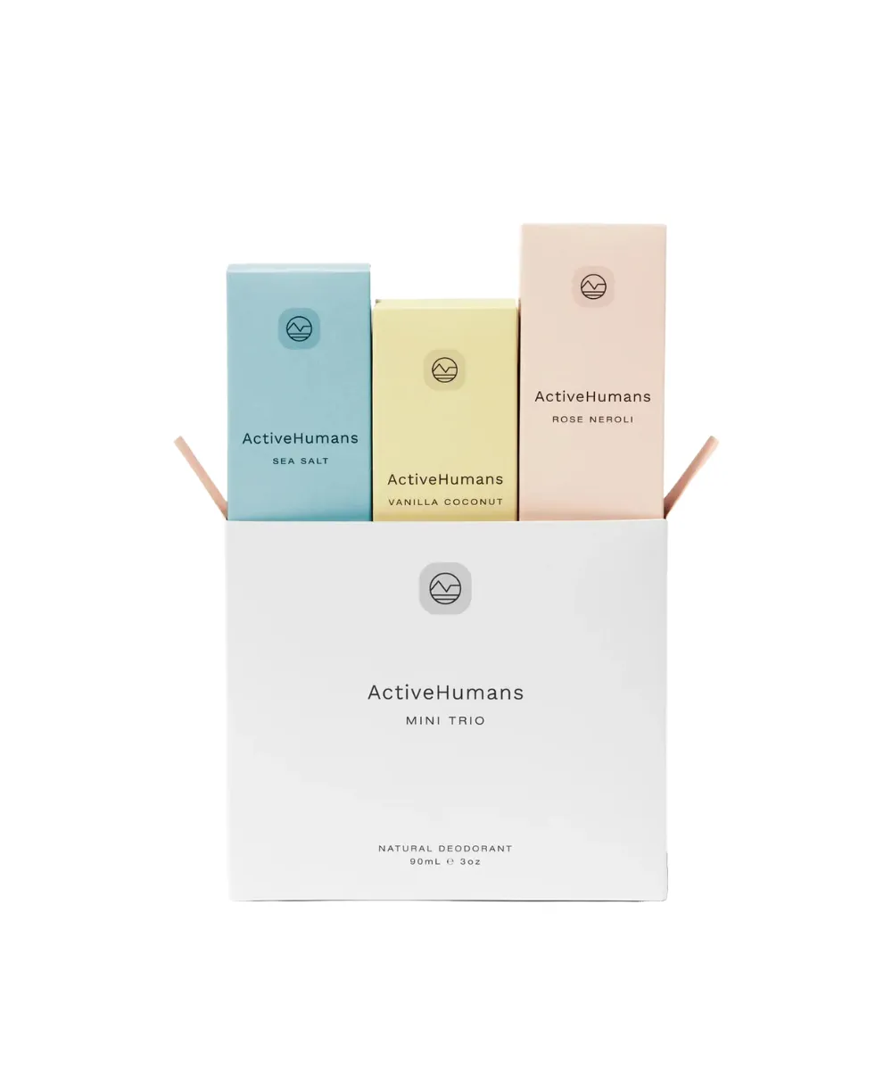 Mini Spray Deodorant Trio