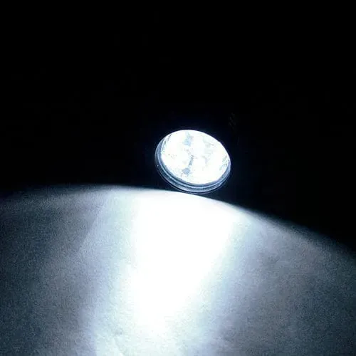 MINI ULTRA BRIGHT SILVER ALUMINIUM 9 LED POCKET LIGHT FLASHLIGHT TORCH CAMPING