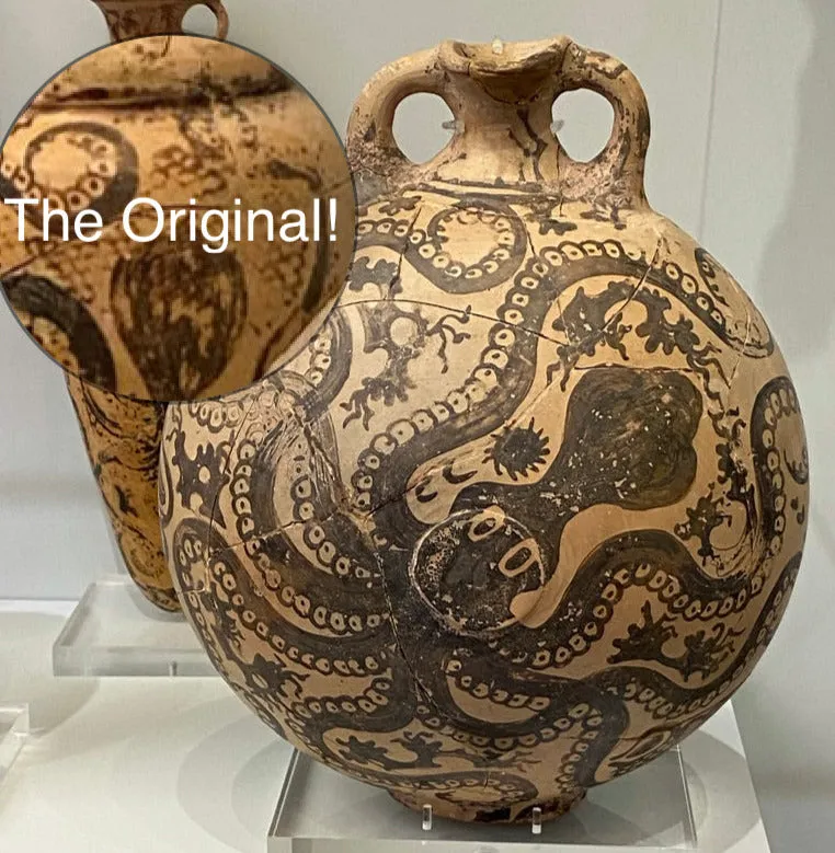 Minoan Octopus from a "Marine Style" Vase Pendant