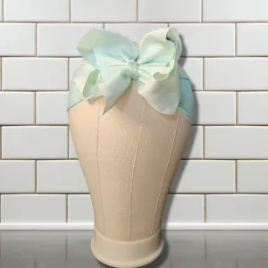 Mint Green Turban Bow Headband