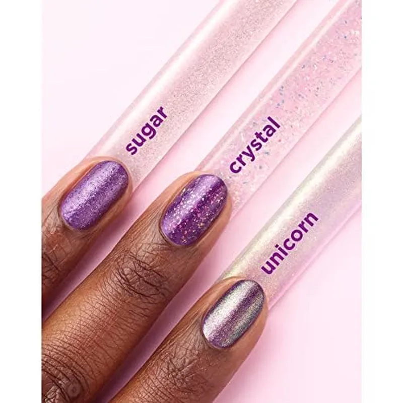 Miracle Gel™, Unicorn Top Coat, Long Lasting, Gel-Like Formula, No UV Lamp Needed, Glitter Nail Polish