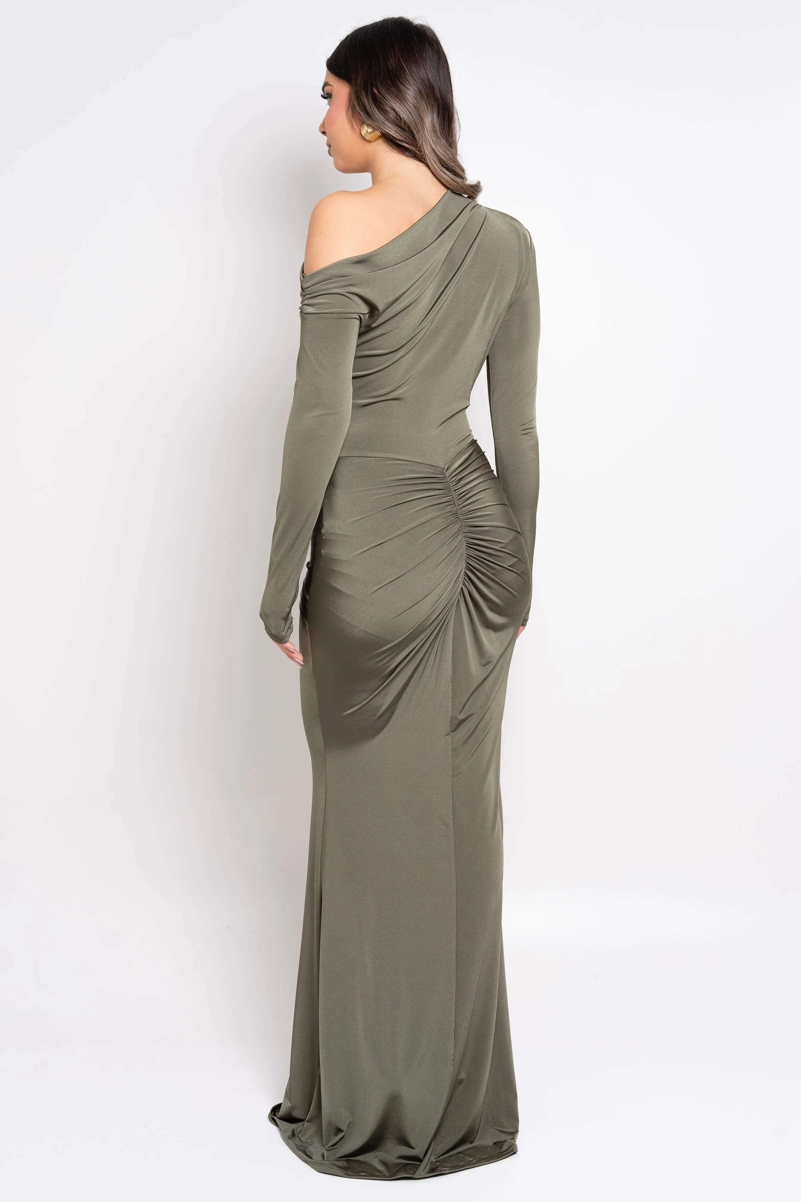Mirenna Olive Dress