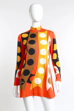 Mod Circle Print Dress