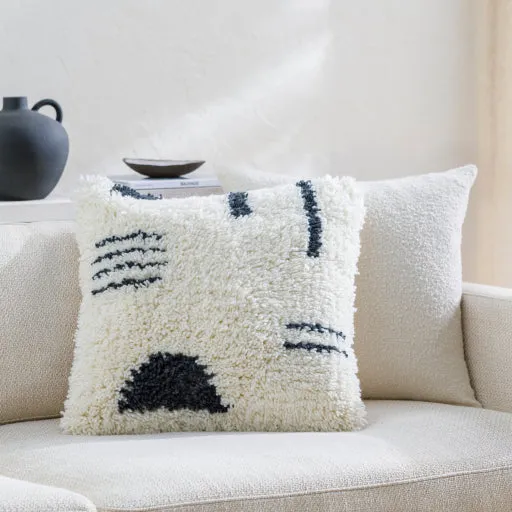 Modern Elegance 18"L x 18"W Accent Pillow