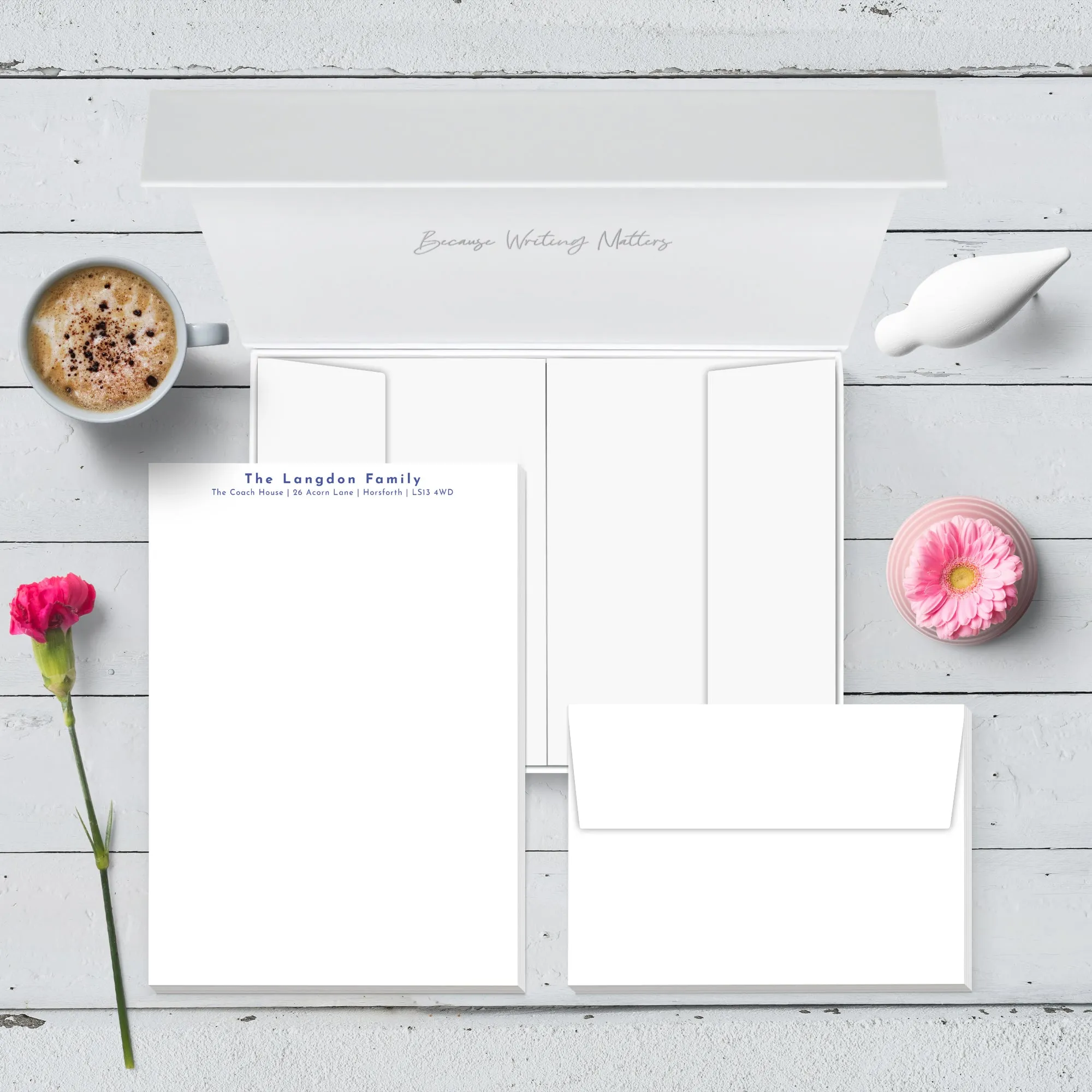 Modern Letter Writing Stationery Set - 'Cardiff'