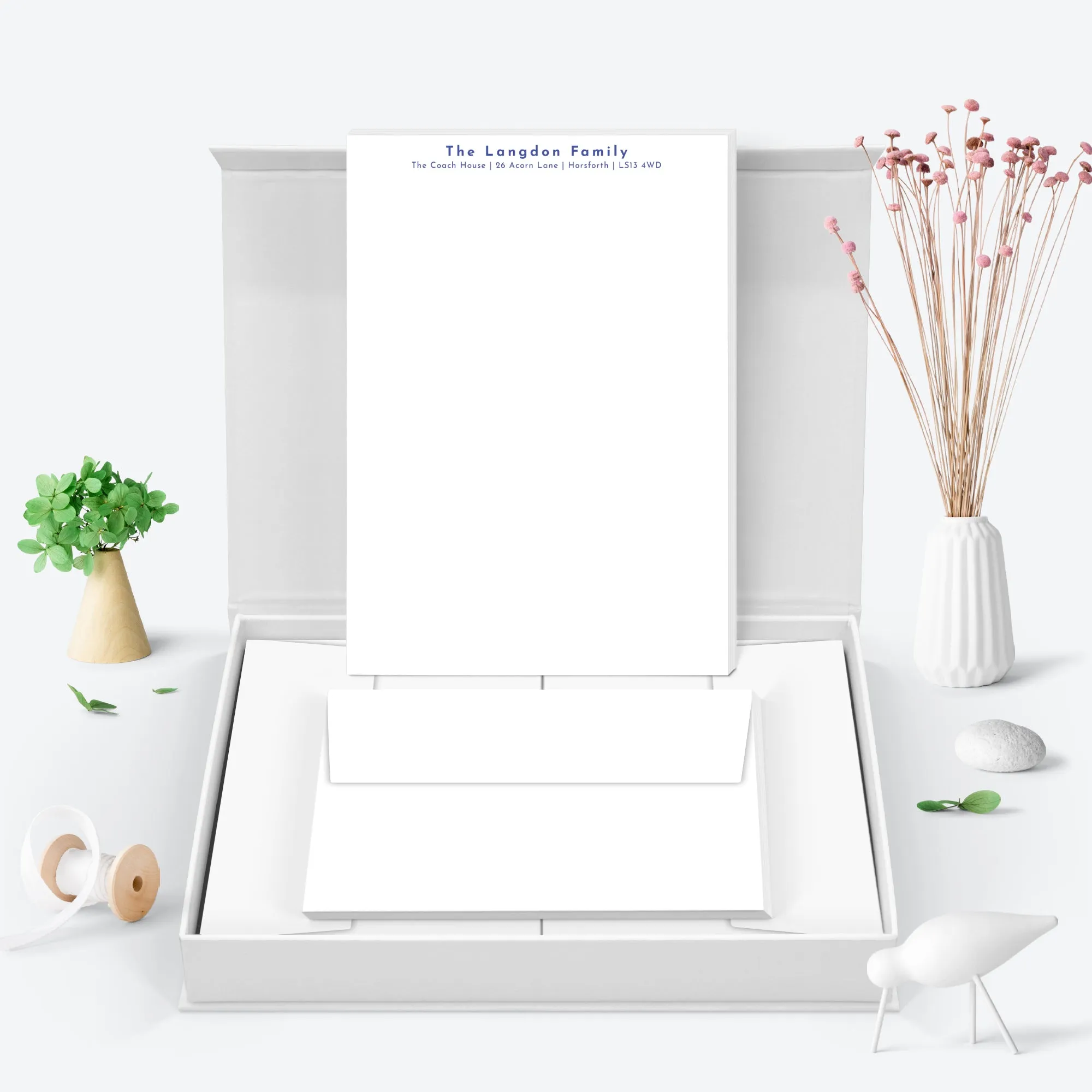 Modern Letter Writing Stationery Set - 'Cardiff'