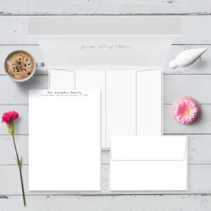 Modern Letter Writing Stationery Set - 'Cardiff'
