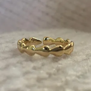 Modern Teardrop Ring