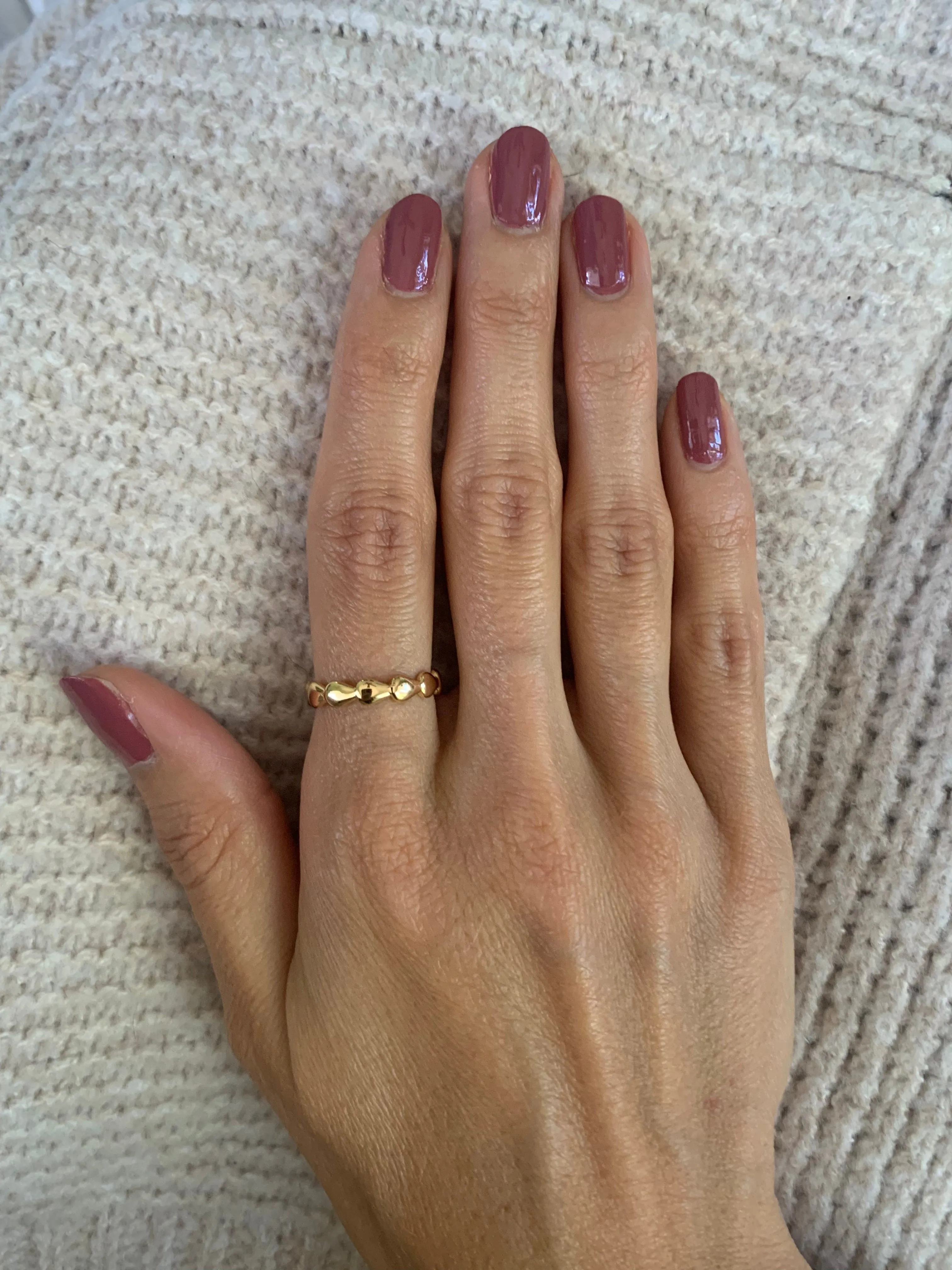 Modern Teardrop Ring