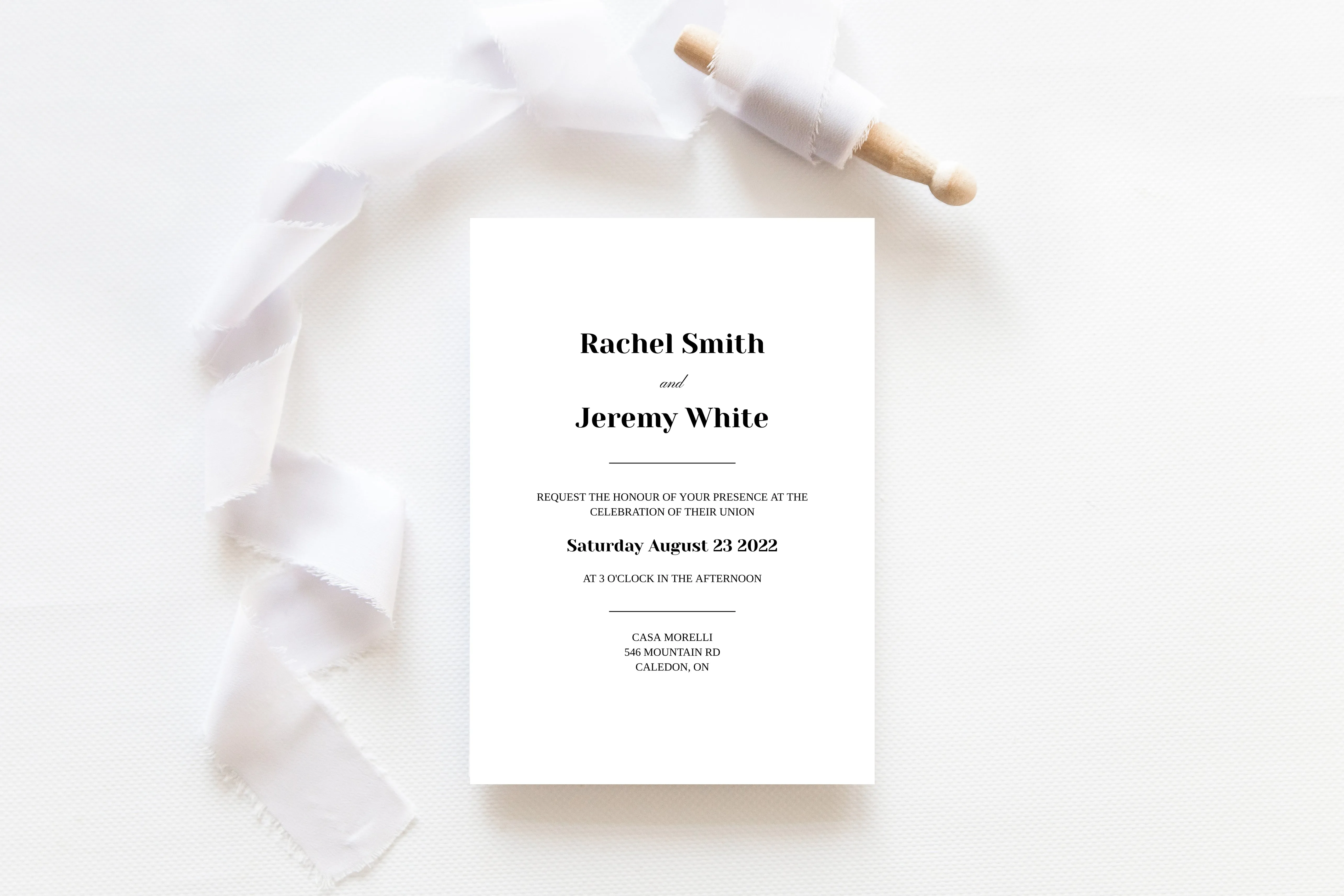 Modern Wedding Invitation Template - MODEE