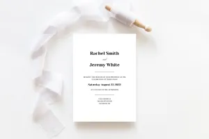 Modern Wedding Invitation Template - MODEE