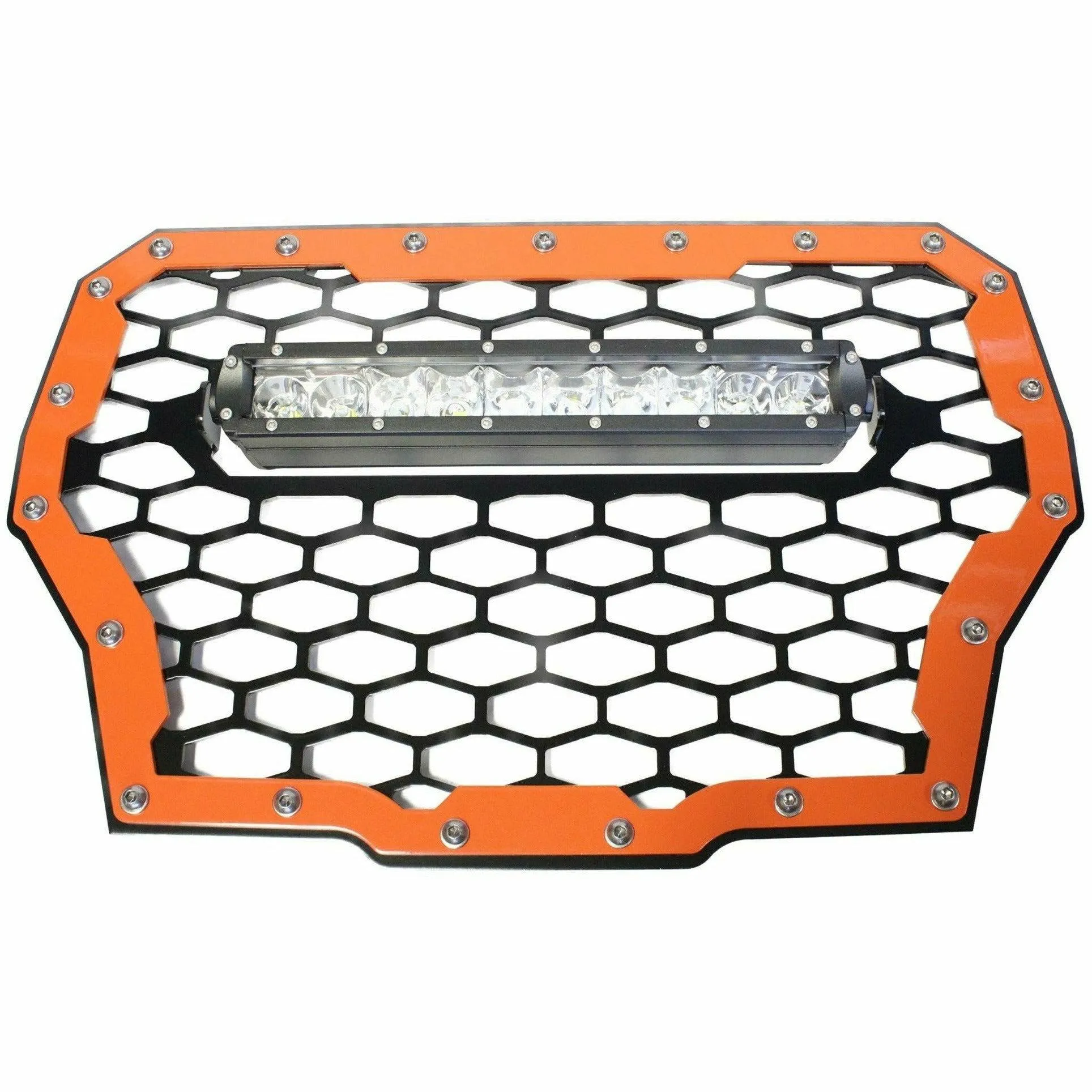 ModQuad Polaris RZR XP Turbo (2017-2018) Front Grill with 10‚Ä≥ Light Pocket