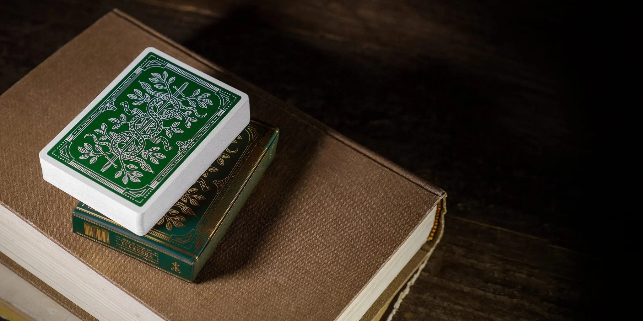 Monarch Playing Cards (Green) by theory11