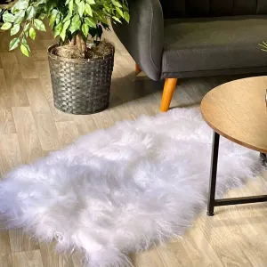 Mongolian Natural Genuine Sheepskin Rug