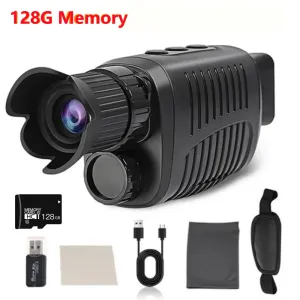 Monocular Night Vision 1080P HD Infrared Camera 5X Digital Light Zoom Telescope