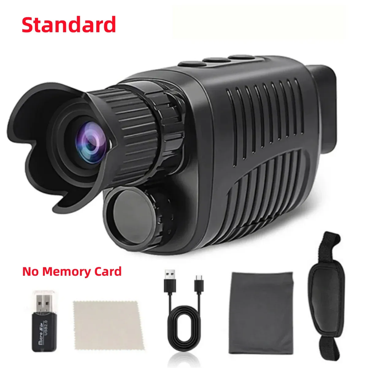 Monocular Night Vision 1080P HD Infrared Camera 5X Digital Light Zoom Telescope