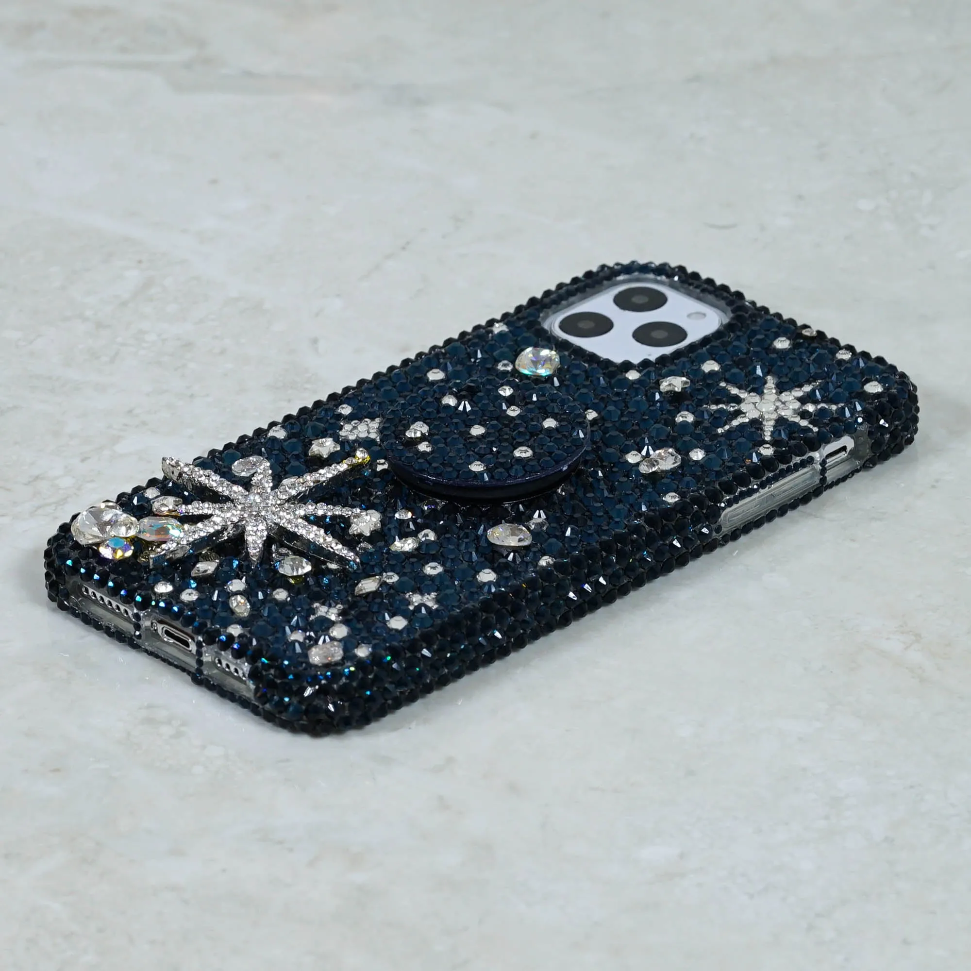 Montana Dark Blue Universe Design   PopSockets PopGrip (Style PS113)