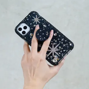 Montana Dark Blue Universe Design   PopSockets PopGrip (Style PS113)