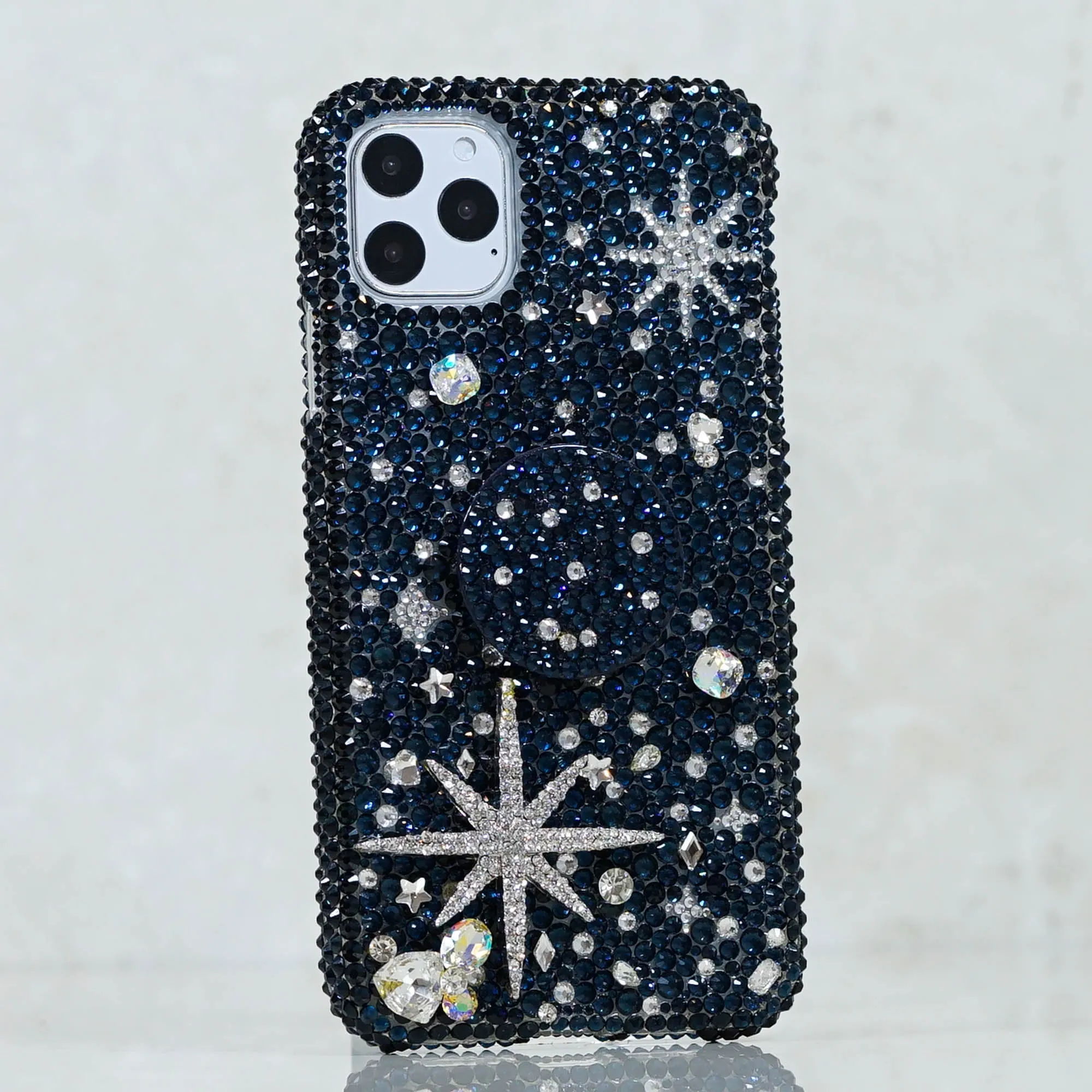 Montana Dark Blue Universe Design   PopSockets PopGrip (Style PS113)
