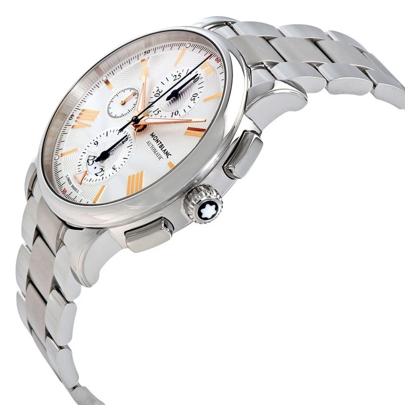 Montblanc Clock 4810 Chronograph 43mm Automatic Silver Steel 114856