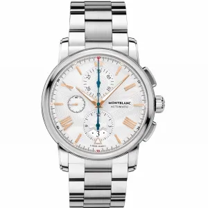 Montblanc Clock 4810 Chronograph 43mm Automatic Silver Steel 114856