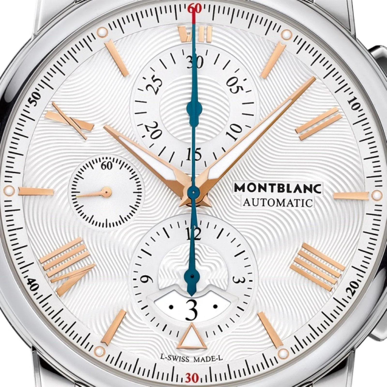 Montblanc Clock 4810 Chronograph 43mm Automatic Silver Steel 114856