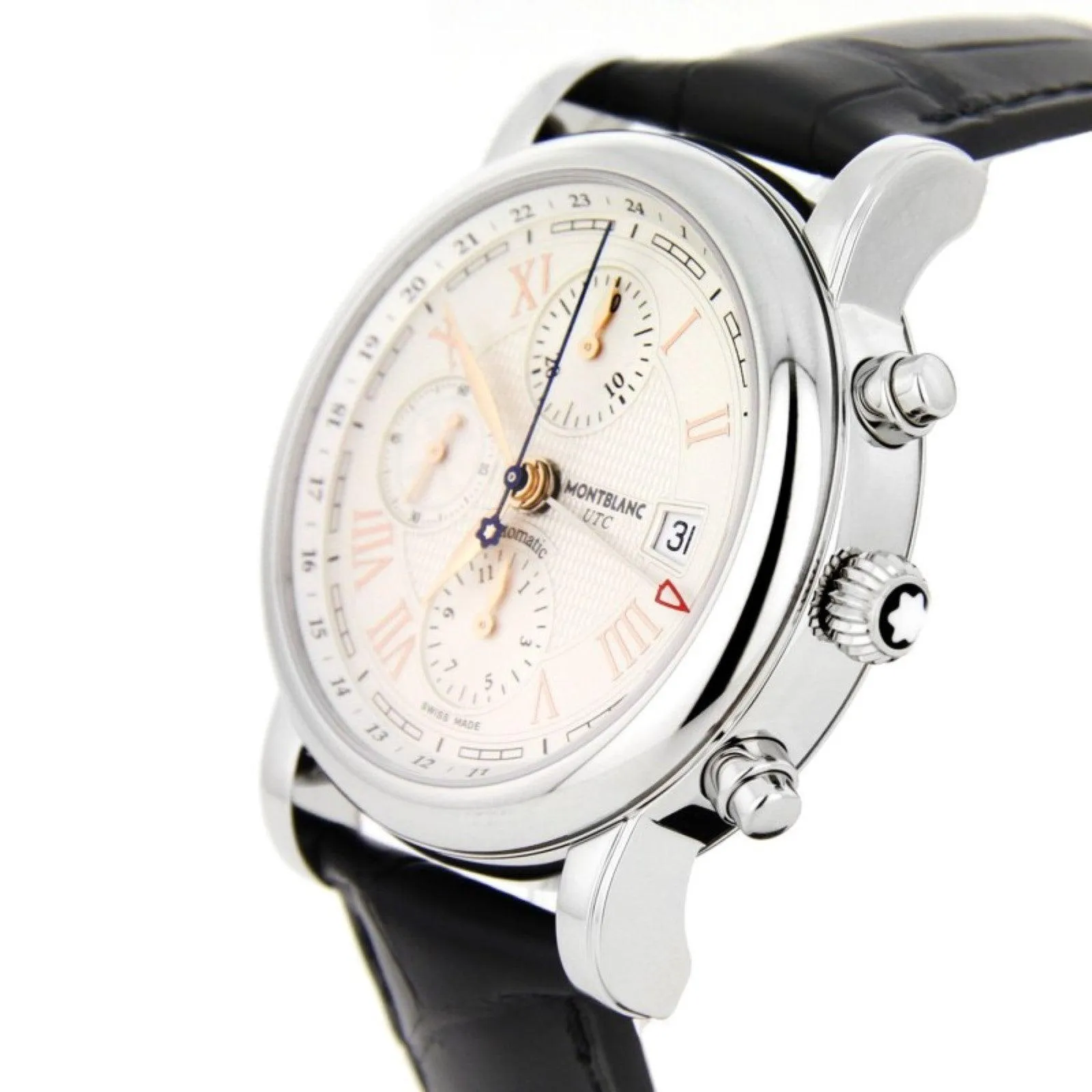 Montblanc Star Roman Chronograph Utc Carpe Diem Special Edition 42mm Automatic Automatic Steel 113880