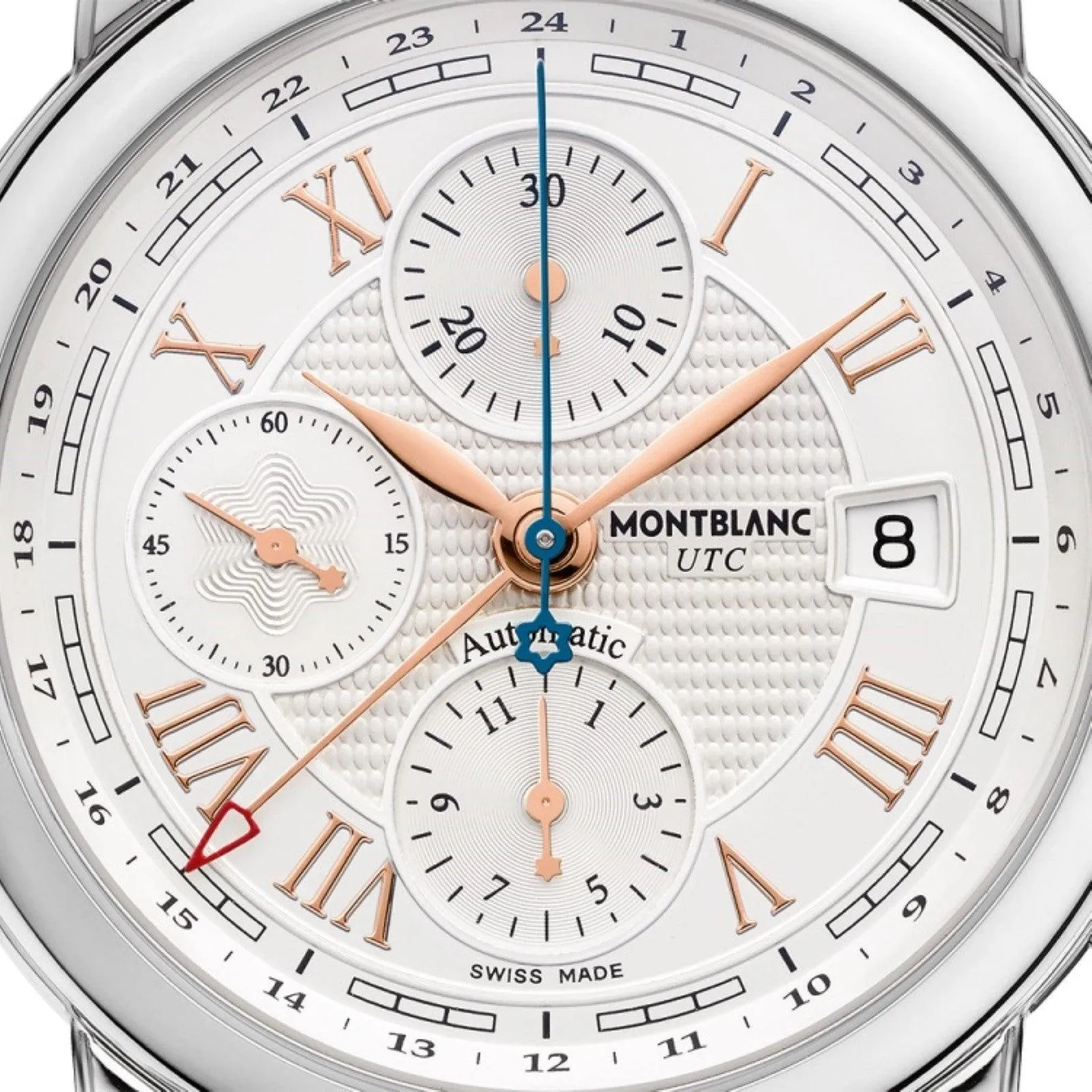 Montblanc Star Roman Chronograph Utc Carpe Diem Special Edition 42mm Automatic Automatic Steel 113880