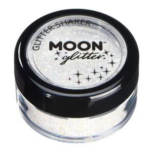 Moon Glitter Pastel Glitter Shakers, White