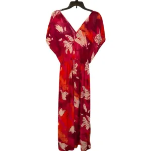 Moschino Red and Orange Patterned Dress